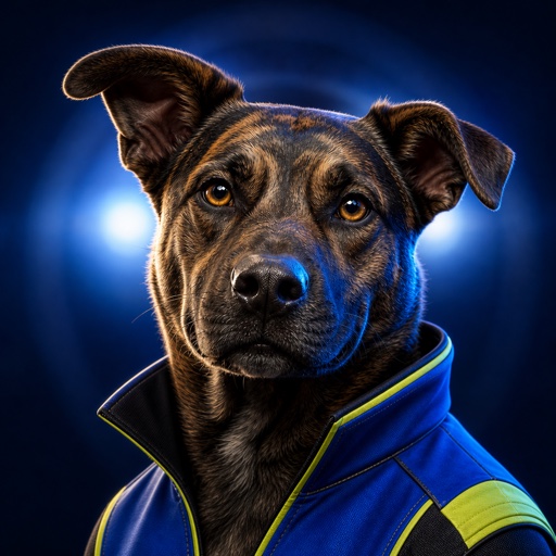 Waffles profile portrait